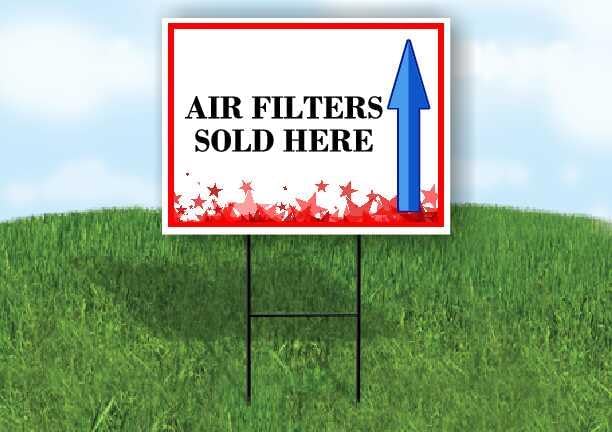 Air Filters Sold Here 4Th Of July American Flag Usa Patriotic Red Blue Stars Up
