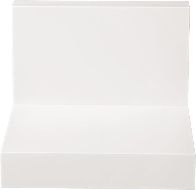 Command Display Ledges, Holds up to 2 lb, Quartz, 2 Ledges with 8 Medium Strips, Damage-Free Hanging Floating Shelf with Adhesive Strips, Personalize Living Room, Bedroom, Kids Room or Office