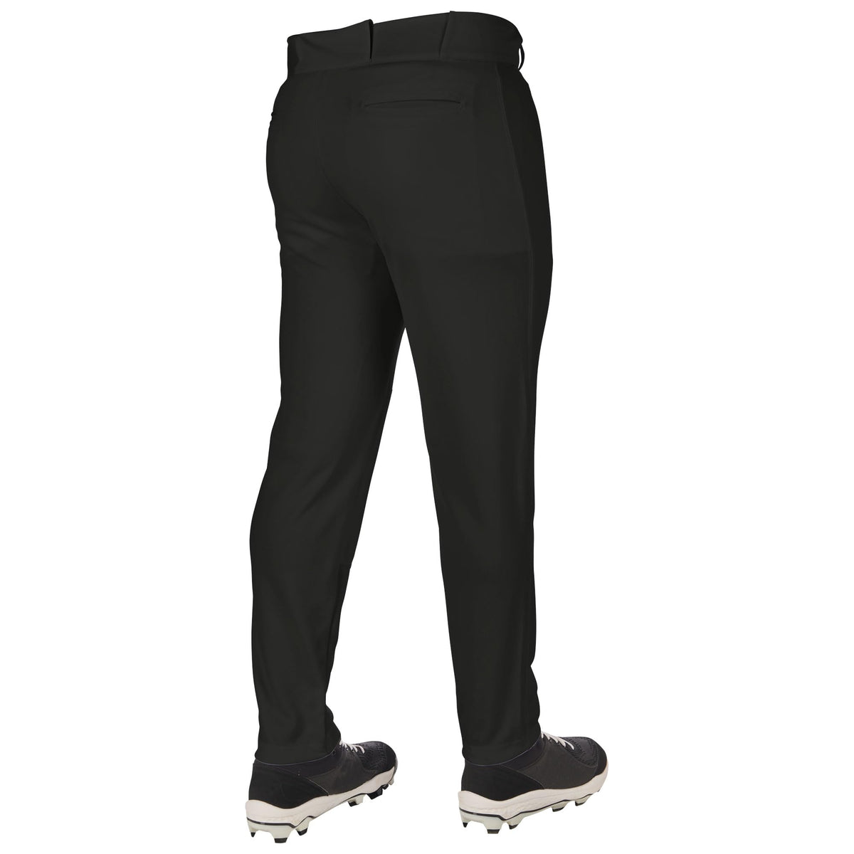 Champro Triple Crown 2.0 Tapered Bottom Baseball Pants, Youth X-Large, Black