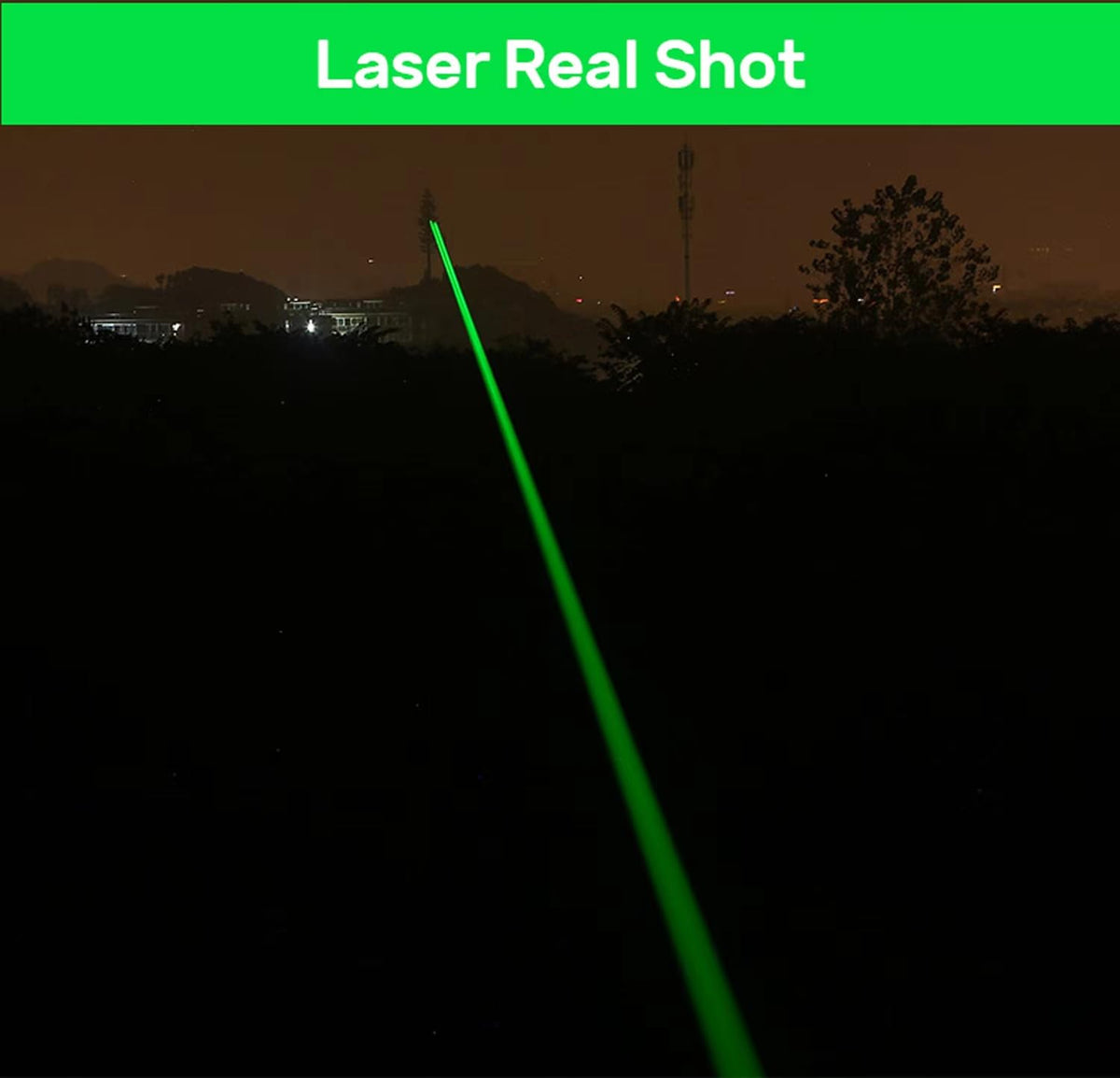 IVVTRYI Rechargeable Green Laser Pointer with one-Button on/Off