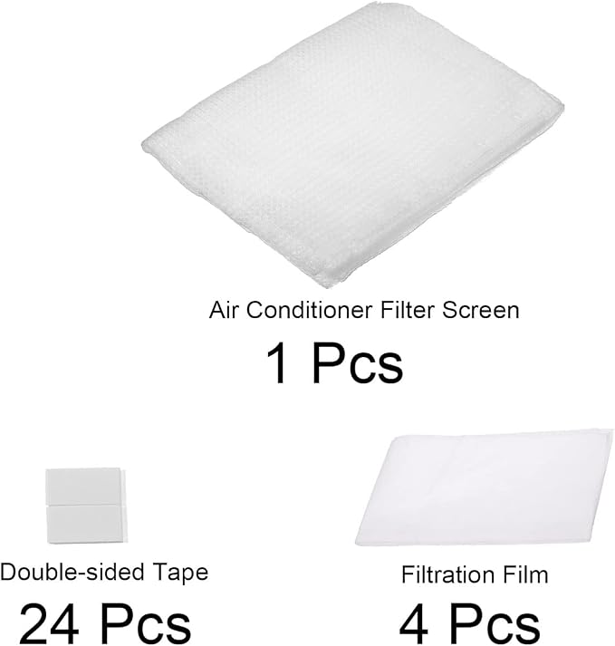 PATIKIL 47" x 39" Air Conditioner Air Filter Material, Plastic Dustproof