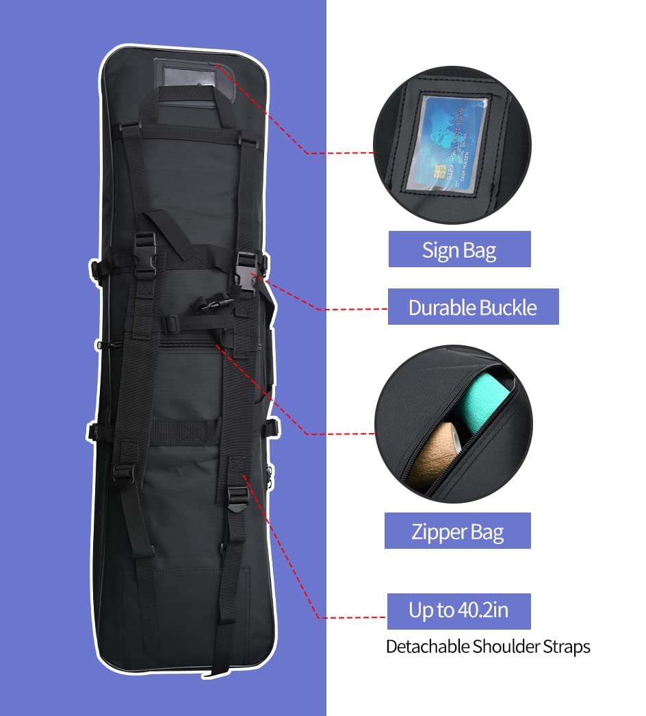 RUBY.Q 46" Bag, Portable Black case for Storage and Transportation