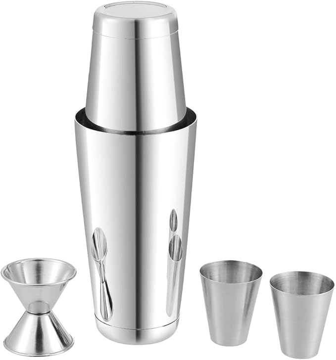 Vinod Stainless Steel Cocktail Set, 17-Piece Bar Accessories, for Parties