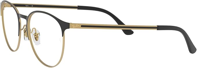 Ray-Ban Unisex Rx6375 Round Prescription Eyeglass Frames