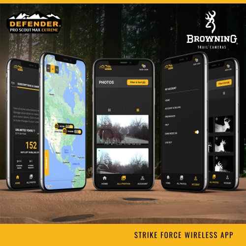 Browning Trail Cameras - Defender Pro Scout Max Wireless Cellular Game Camera - BTC-PSM - Wildlife Motion-Activated Camera, Works on Both Verizon and AT&T Networks