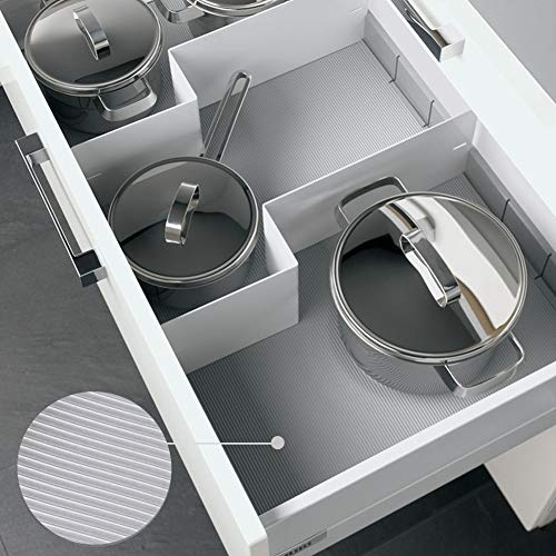 Shelf Liner, Non-Slip Cabinet Liner, Washable Oil-Proof for Kitchen Cabinet, Shelves, Refrigerator, Storage, Desks, 16 Inches x 20 FT, Non Adhesive Drawers Liner… (16 Inches x 20 FT) - size: 16"W x 240"L