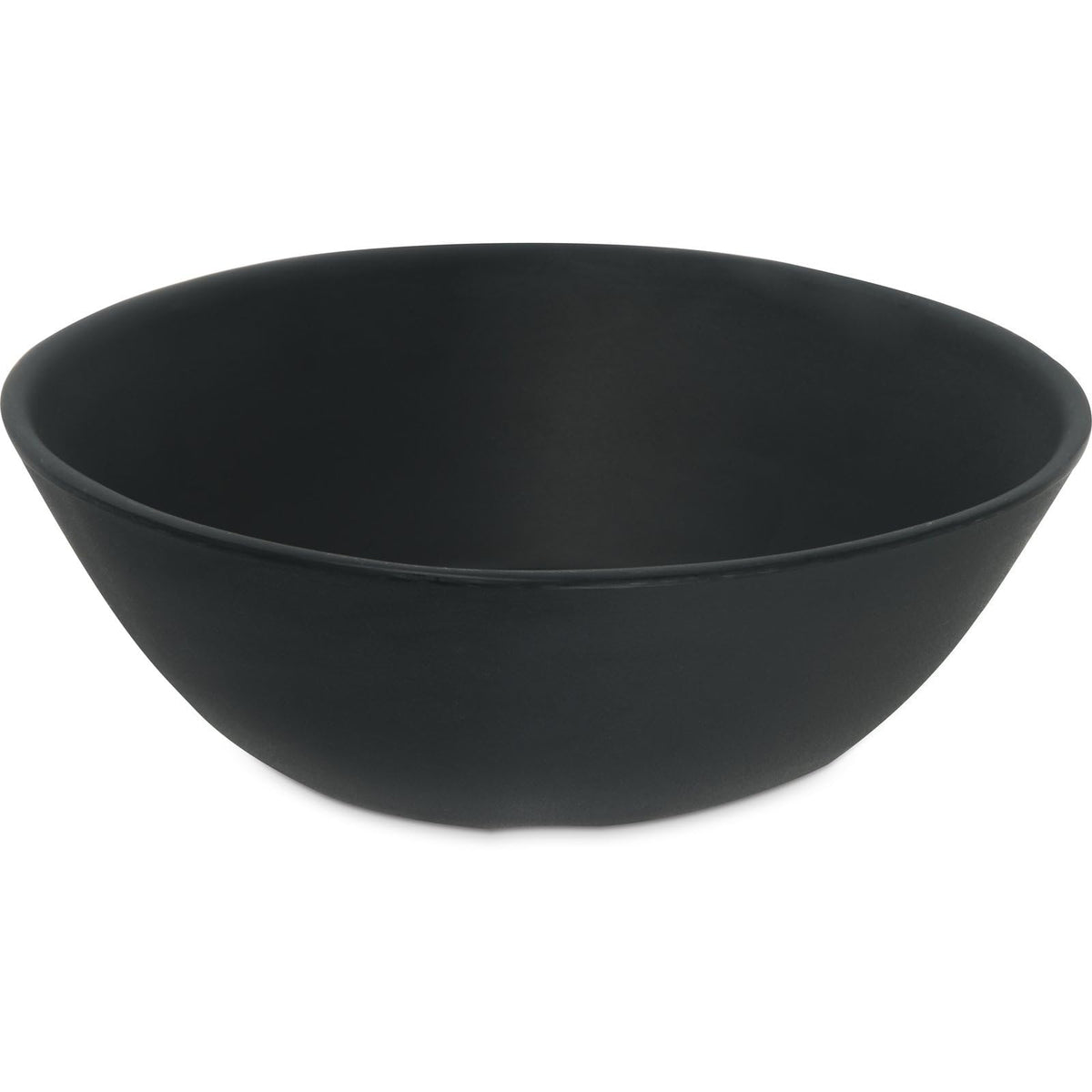 Carlisle FoodService Products Ridge Reusable Plastic Bowl Soup Bowl for Home and Restaurant, Melamine, 8 Ounces, Cement, (Pack of 24)