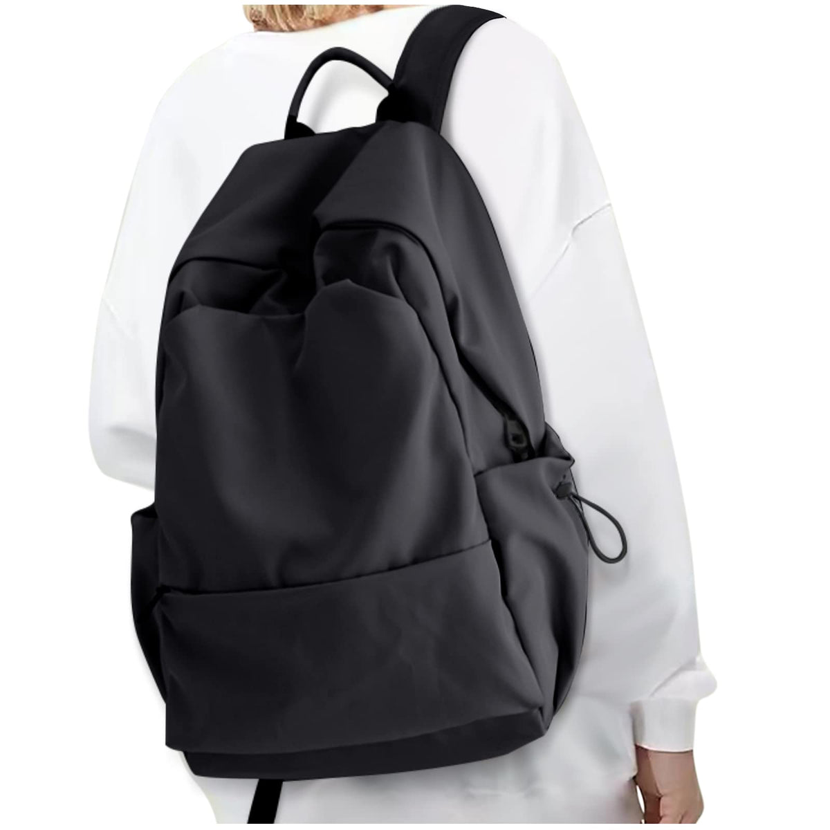 Backpacks For School Bag School Backpack For College Backpacks Bookbag For Women Waterproof Gym Backpack For Men Book Bags Small Simple Backpack Grey