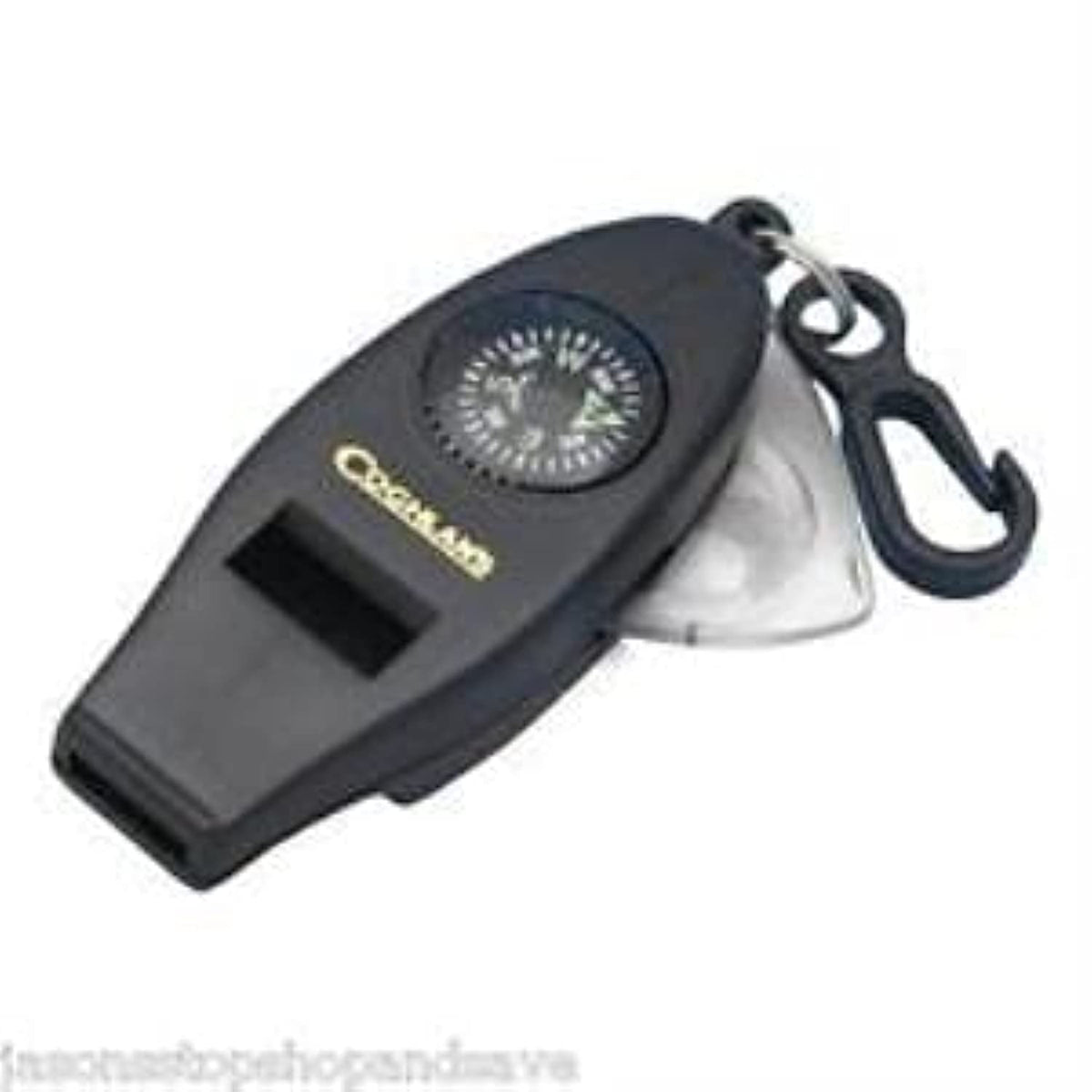 Coghlan's Four Function Whistle with Compass, Thermometer, Magnifier, and Survival Tool for Camping, Hiking, and Outdoor Emergency Preparedness Compact and Durable Design