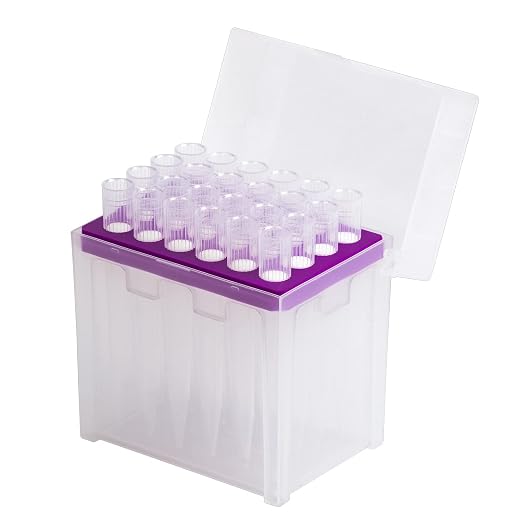 Pipette Tips 5000ul, Sterile Filtering Tips 5ML, Transparent, 24 Tips