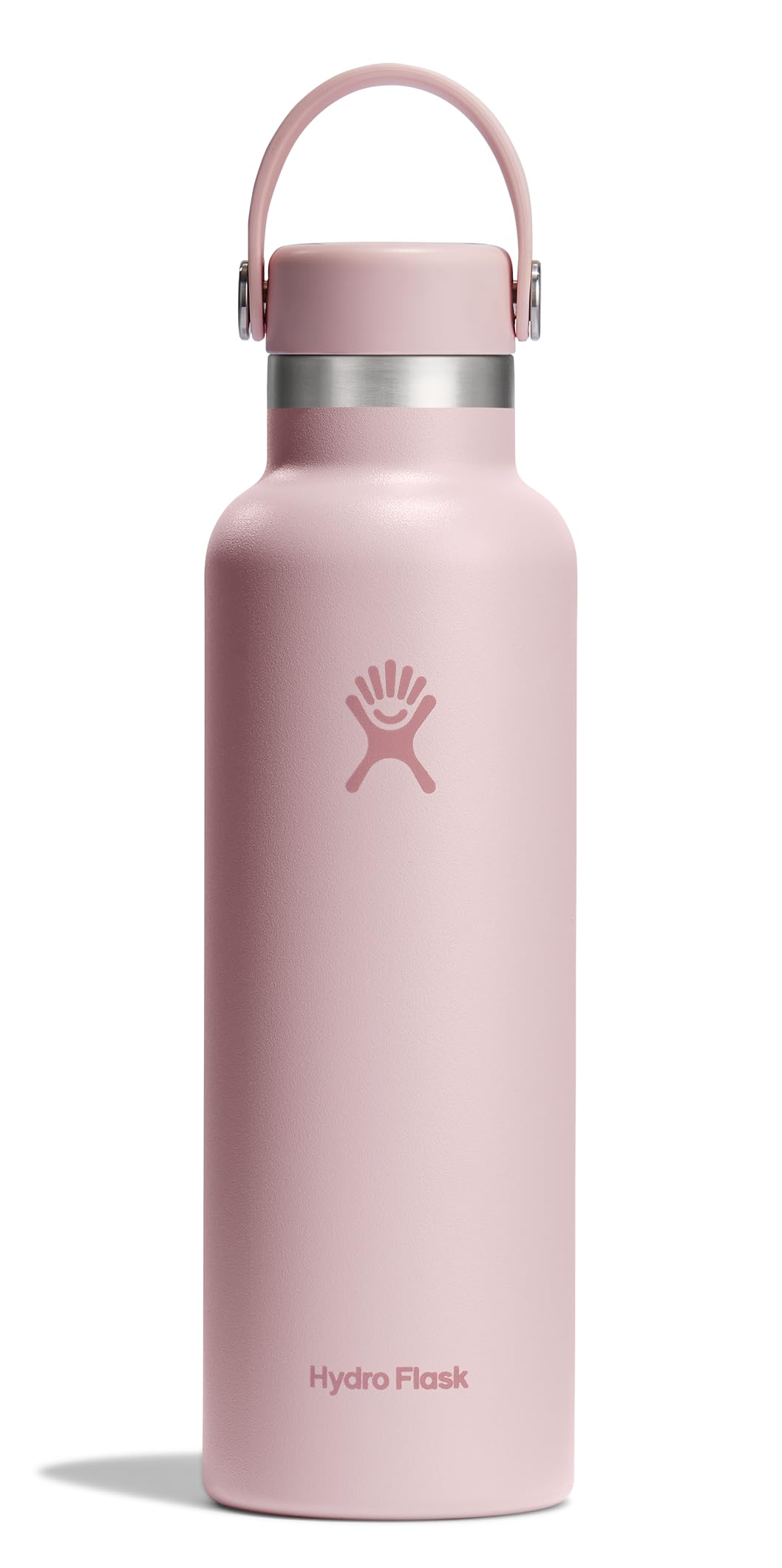 Hydro Flask Water Bottle - Insulated Stainless Steel - Non Spill, Leakproof in 21 Oz Trillium Pink