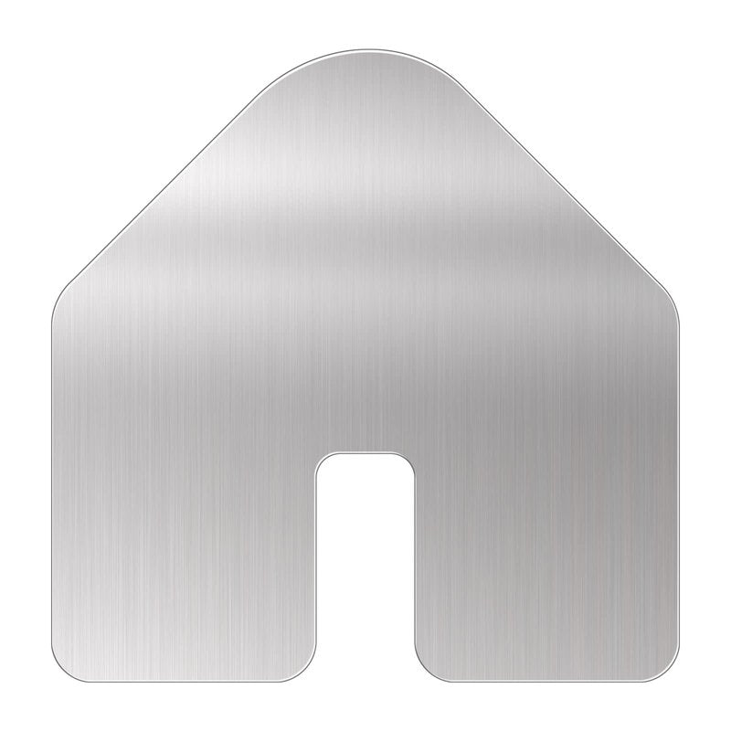 Haoguo Boat Keel Guard, Boat Bow Protector with 3M VHB Adhesive, 9.9''*9.9'', 316 Stainless Steel, Professional Shape Design, Essential for Ships or Yachts