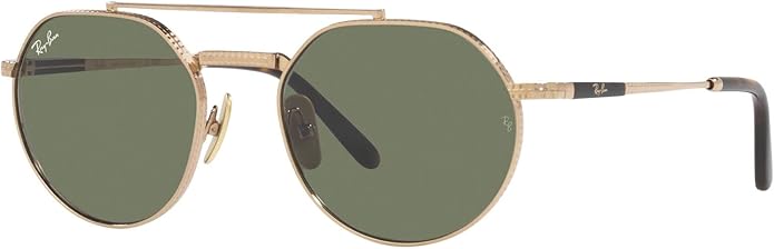 Ray-Ban Unisex Rb8265 Jack II Titanium Round Sunglasses