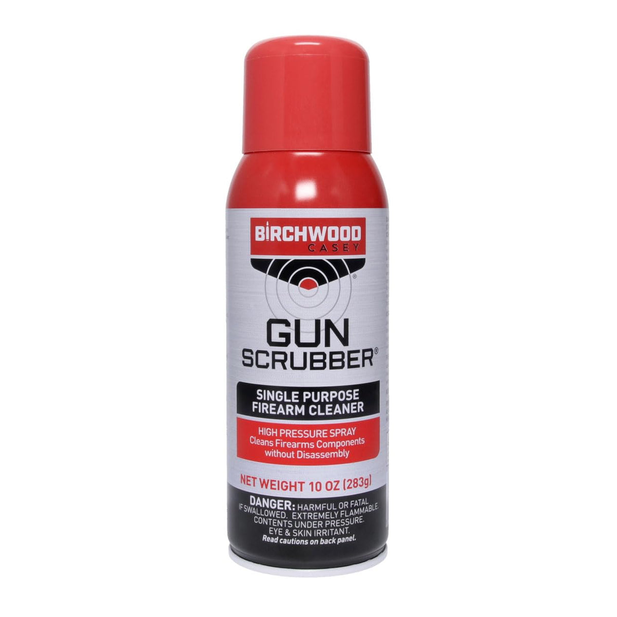 Birchwood Casey Gun Scrubber Single Purpose Gun Cleaner/Degreaser, Aerosol Spray for Gun Cleaning Without Disassembly, 10 FL OZ CAN