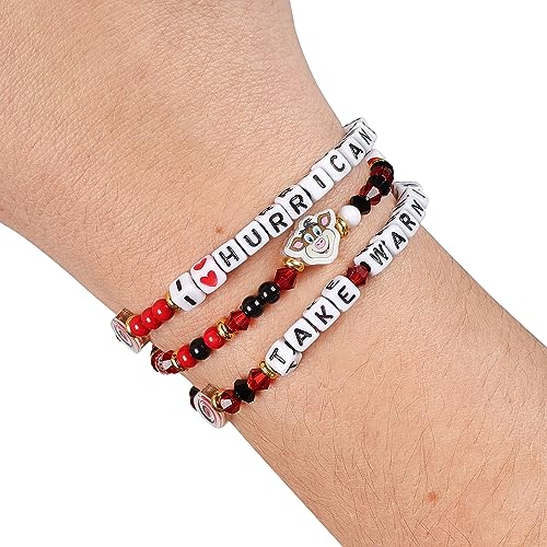 FOCO NHL unisex-adult NHL Team Logo Officially Licensed 3-Pack Beaded Friendship Bracelets