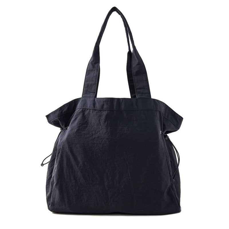 VAKAER Tote Bag for Women, 18L Side Cinch Shopper, Lightweight Shoulder Bag for Work, Workout, Gym, Beach Travel (Black)
