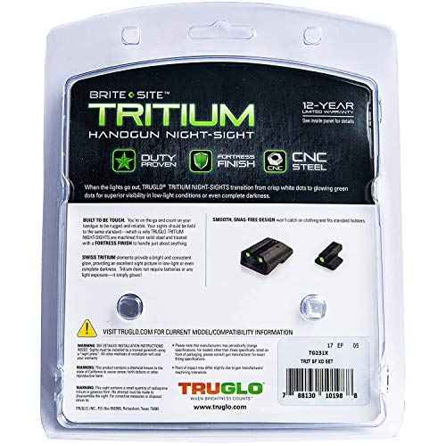 TruGlo Glow in the Dark Pistol Sight, Springfield