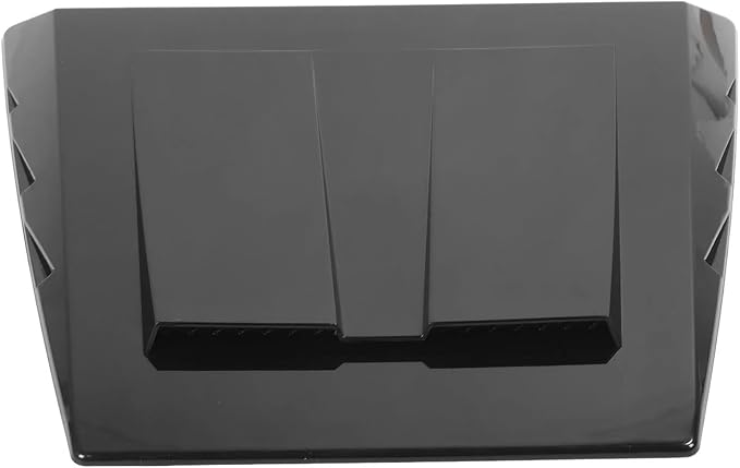 Gloss Black Hood Vent Cover Air Intake Decorative Trim Compatible
