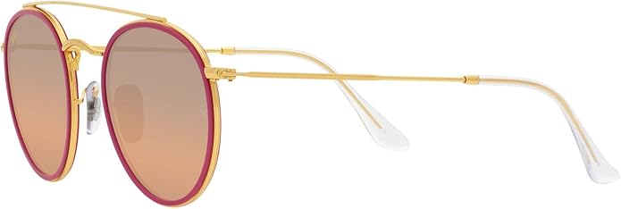 Ray-Ban Unisex Rb3647n Double Bridge Round Sunglasses