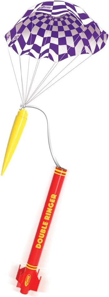 Estes Double Ringer Flying Model Rocket Kit | Easy to Build Beginner Rocket | Fun Educational Activity | Cool Science for Kids
