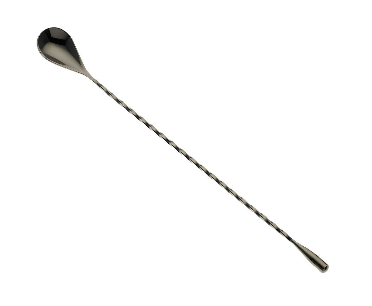 Barfly Bar Spoon, Standard 17 1/8" (43.5 Cm), Gun Metal Black