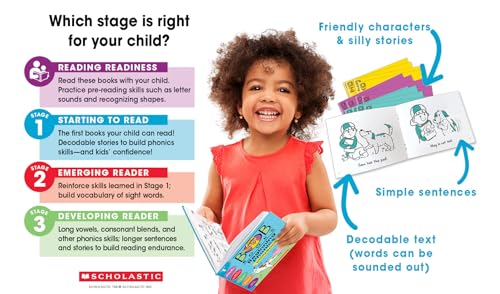 Bob Books - First Stories Box Set | Decodable Phonics Books, Ages 4 and up, Kindergarten (Stage 1: Starting to Read)