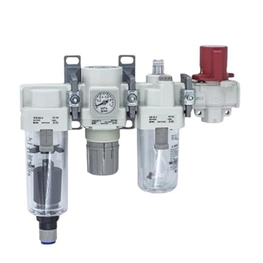 1pc Air Combination Air Filter + Regulator + Lubricator + Valve AC AC40
