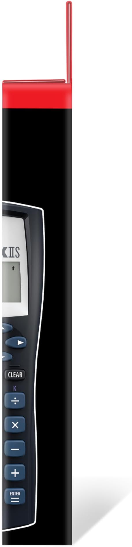 Texas Instruments TI-30XIIS Scientific Calculator, Black with Blue Accents (30XIIS/TBL/1L1/BK)