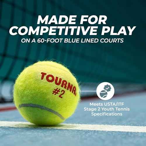 Tourna Orange Dot Low Compression Transition Tennis Balls