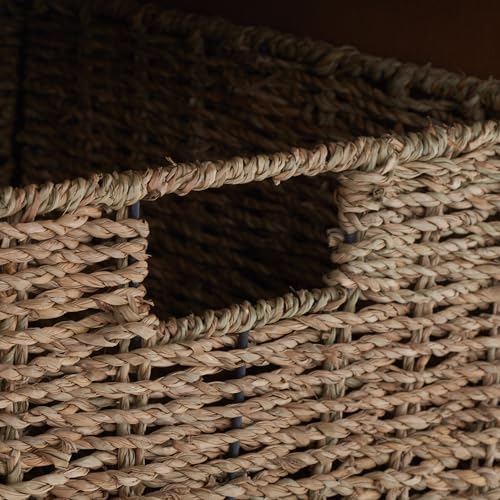 Safavieh American Homes Collection Lonan Grey and White Wicker Storage Bench - color: Sepia