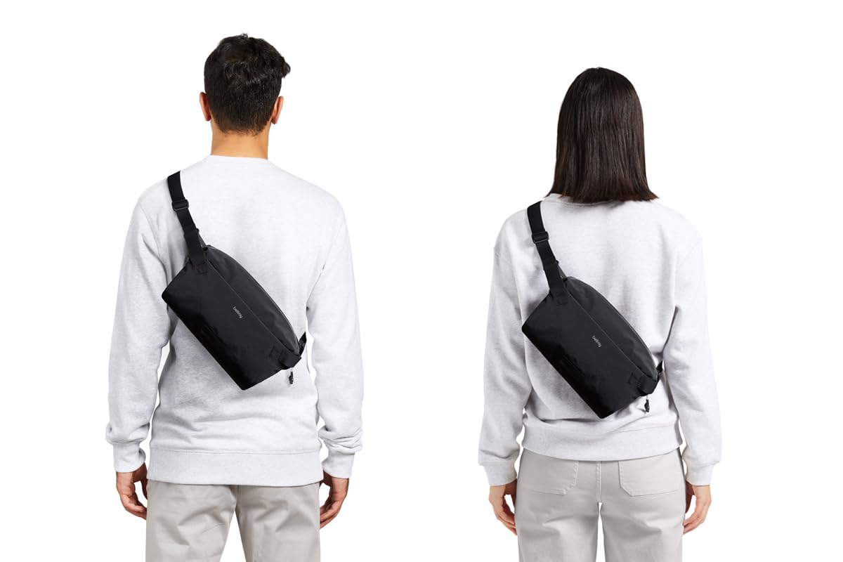 Bellroy Lite Sling, Sling Crossbody Bag For Men & Women, 2024 New Lightweight Water-resistant Materials, Perfect for Travel, 7L