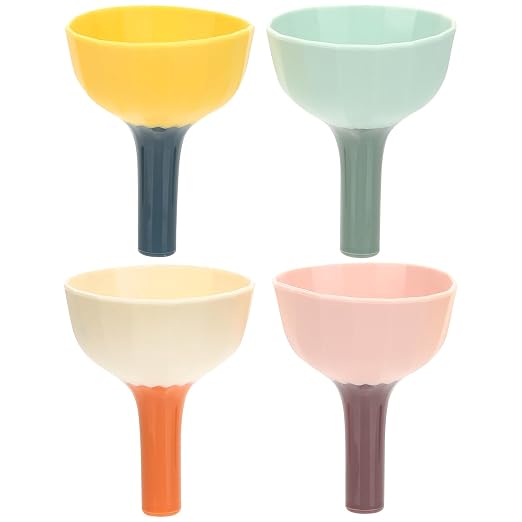 Veemoon 4-pcs Mini Kitchen Funnels