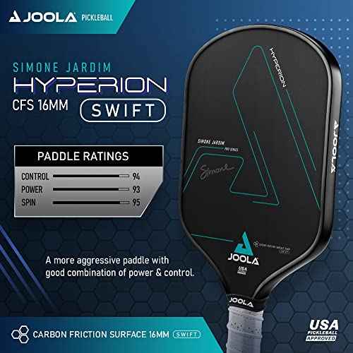 JOOLA Professional Pickleball Paddles ? Raw Carbon Fiber Surface ? Built for Spin, Speed & Control ? Hyperion, Solaire, Perseus & Scorpeus ? Swift & Standard Models ? USAP Approved ? Tournament-Level