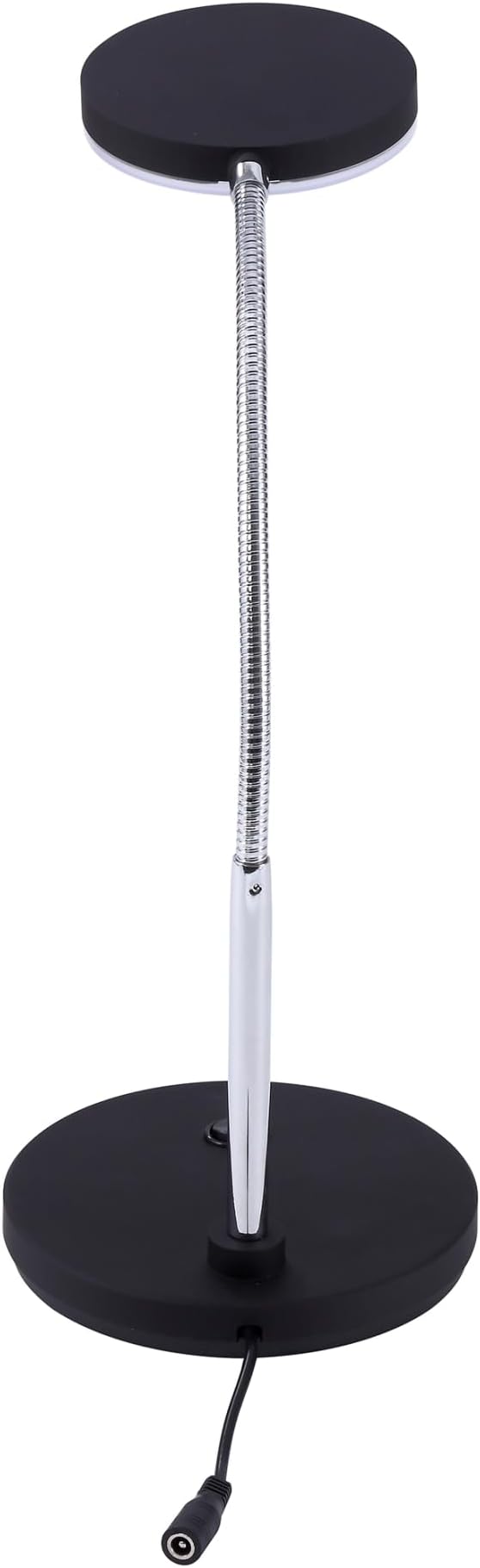 Bostitch Office LED Metal Gooseneck Desk Lamp, Flicker Free, Adjustable Head (VLED1800BK), Black