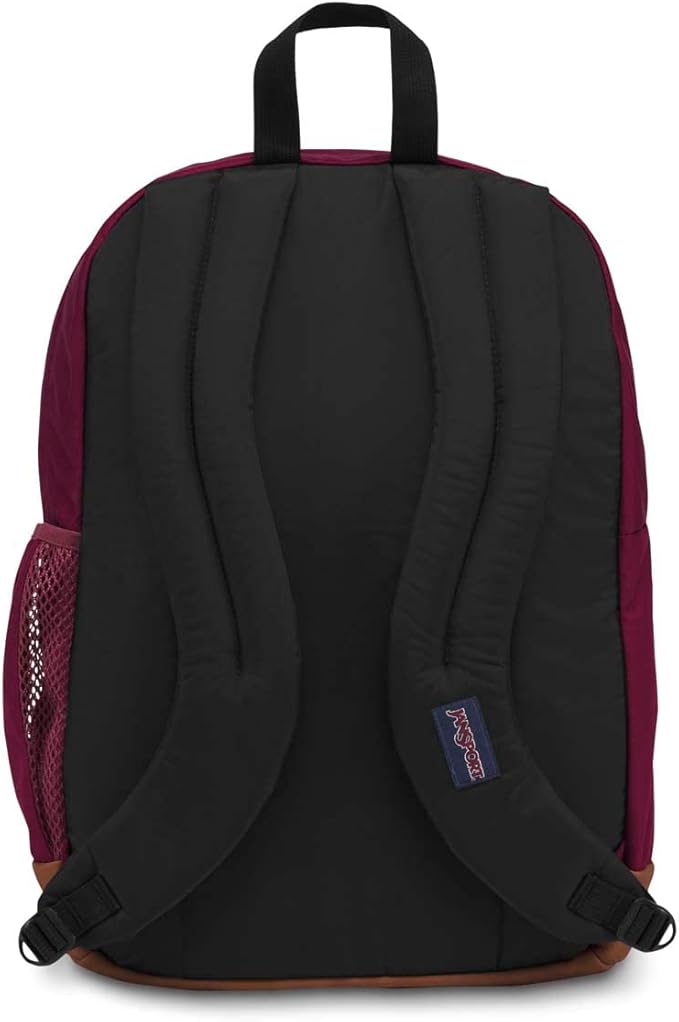 JanSport Cool Backpack, with 15-inch Laptop Sleeve - Large Computer Bag Rucksack with 2 Compartments, Ergonomic Straps, Russet Red