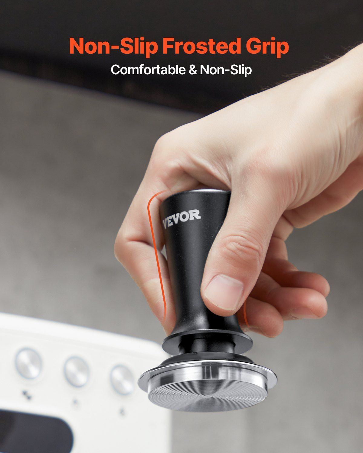 53mm Espresso Tamper Stainless Steel Coffee Tamper with Spring