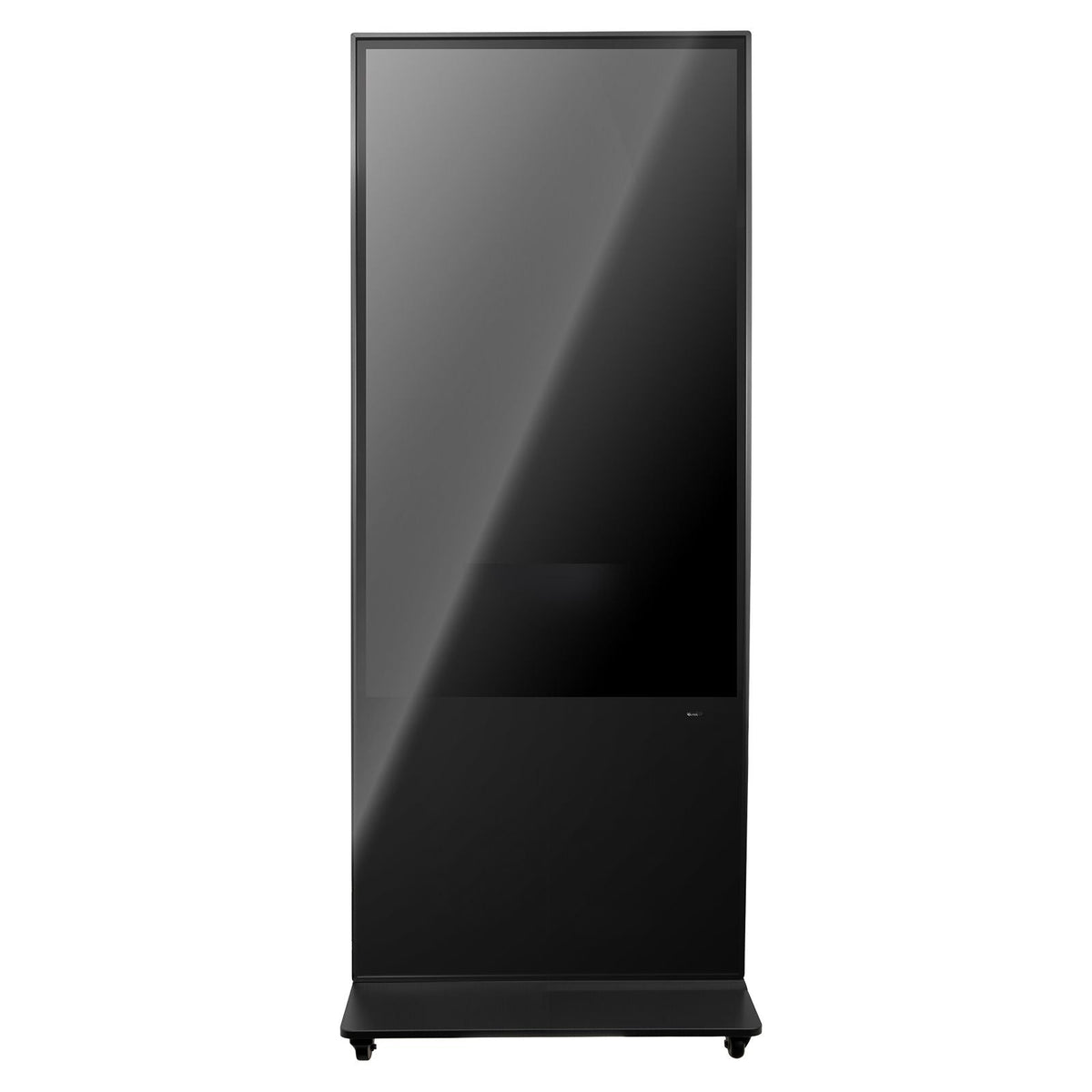 55 in Indoor Digital Signage 4K Floor Stand Advertising Display Kiosk, WiFi HDMI/USB Input Android OS, 178° Wide View, LCD Touchscreen Interactive Monitor, Mobile Commercial Totem Poster