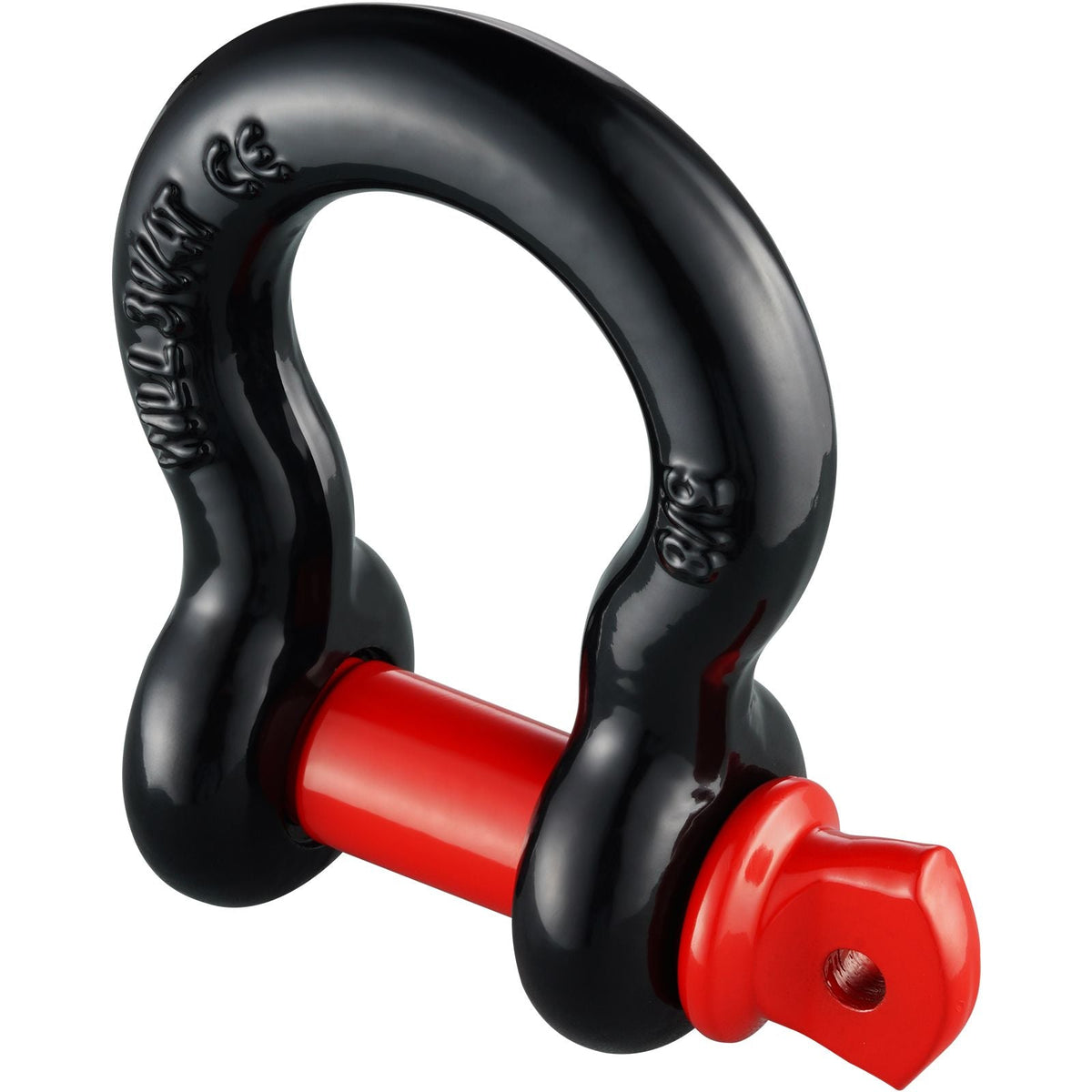 5/8" D-Ring Shackle, 4 Pack Alloy Steel Shackles 28660 lbs (13 Ton) Break Strength with 3/4" Screw Pin, Heavy Duty Off Road Vehicle Recovery Shackle, Towing Accessories for Jeep Truck, Black