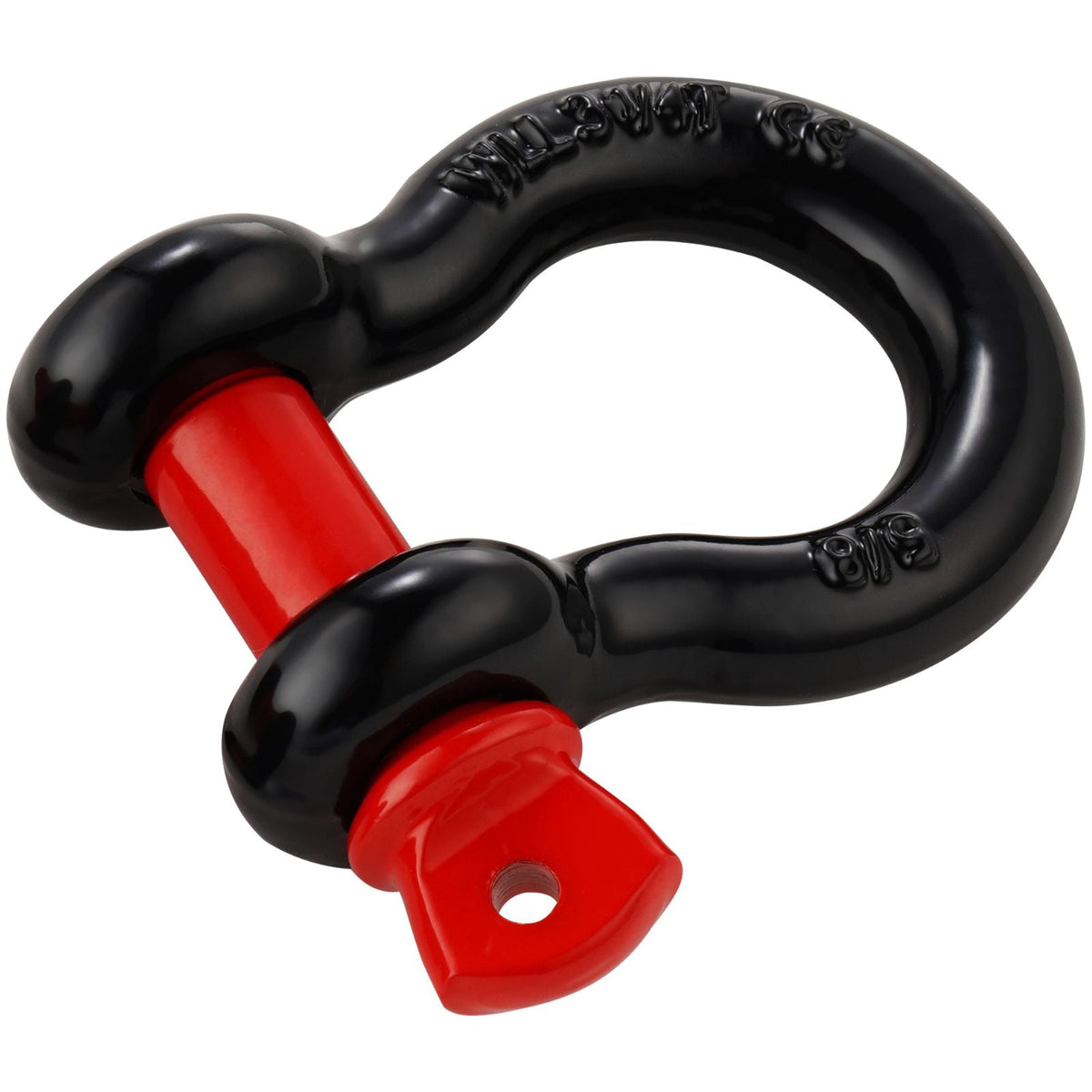 5/8" D-Ring Shackle, 4 Pack Alloy Steel Shackles 28660 lbs (13 Ton) Break Strength with 3/4" Screw Pin, Heavy Duty Off Road Vehicle Recovery Shackle, Towing Accessories for Jeep Truck, Black