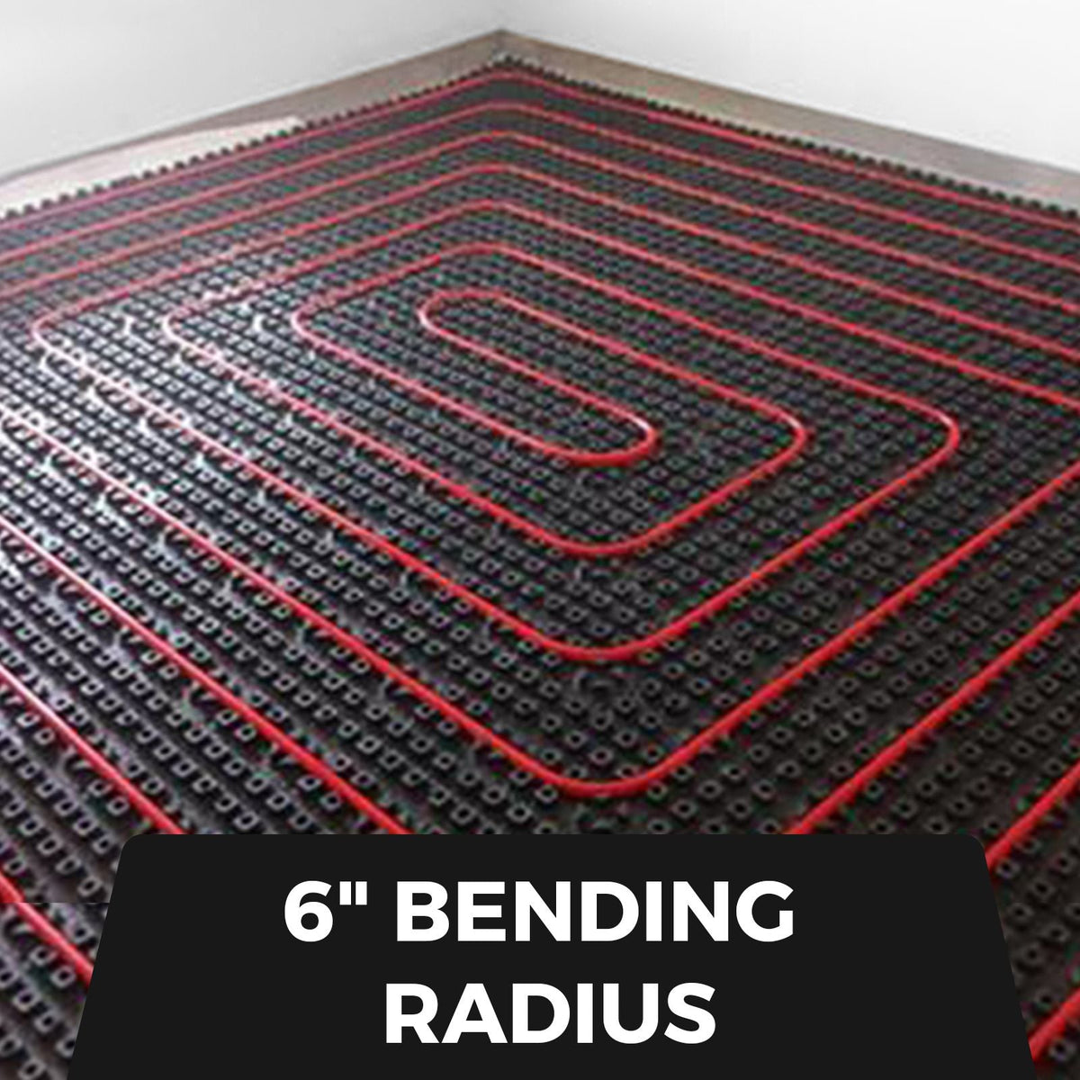 5/8 Inch x 500Ft PEX Tubing Oxygen Barrier O2 EVOH Pex-B Red Radiant Floor Heat Durable Plumbing Flexible for Residential Commercial Radiant Floor Heating Pex Pipe