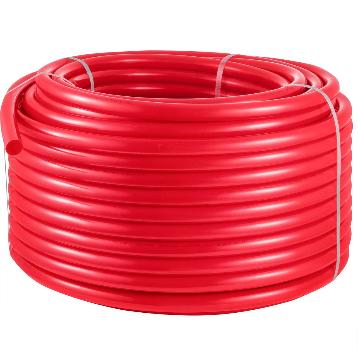 5/8 Inch x 500Ft PEX Tubing Oxygen Barrier O2 EVOH Pex-B Red Radiant Floor Heat Durable Plumbing Flexible for Residential Commercial Radiant Floor Heating Pex Pipe