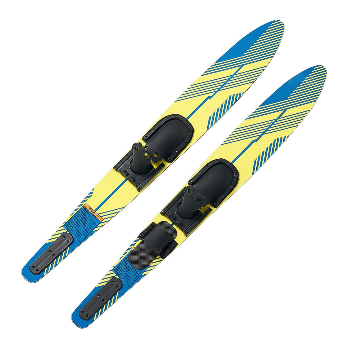 59" Water Skis, Adult Water Ski with X-7 Adjustable Horseshoe Bindings & Padded Rear Toe Plate, High-gloss UV Coating Waterskis Combo for Adults Up to 300 lbs