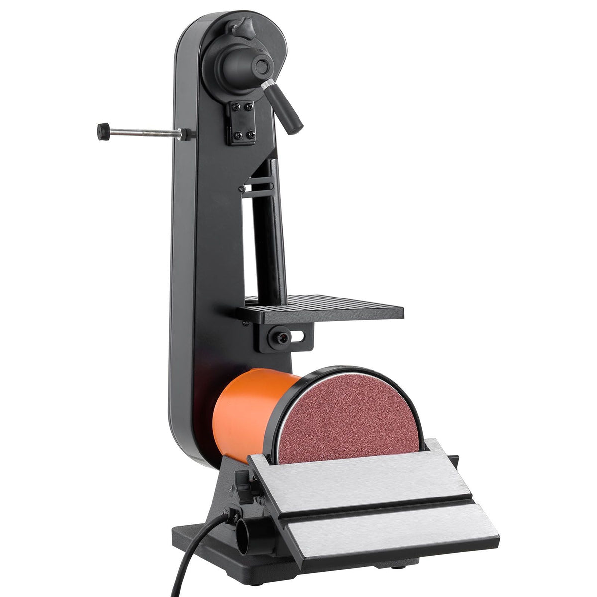 6" Disc Sander & 2" x 42" Belt Sander, 420W Professional Bench Belt Disc Sanders Combo with Multiple Angle Adjustments for DIY Woodworking, Furniture Refinishing, Knife Sharpening
