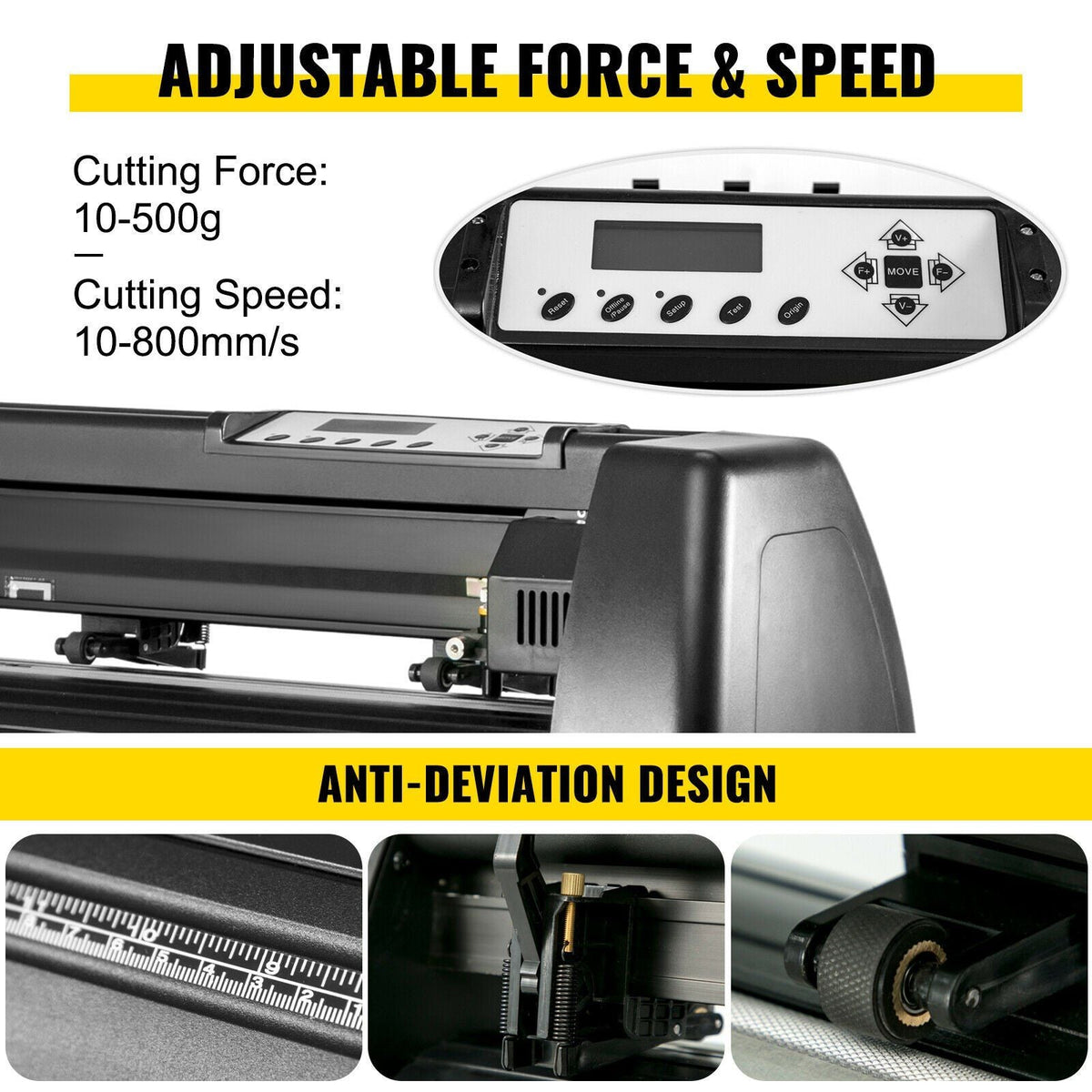 6 In 1 Mug Hat Heat Press & 28 Inch Vinyl Cutter Machine w/ Floor Stand