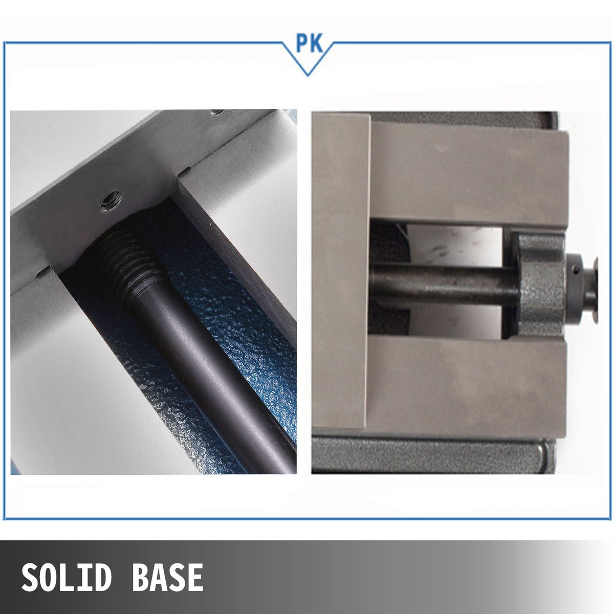 6 Inch Heavy Duty Milling Vise Bench Clamp Vise High Precision Clamping Vise 6 Inch Jaw Width with 360 Degrees Swiveling Base CNC Vise