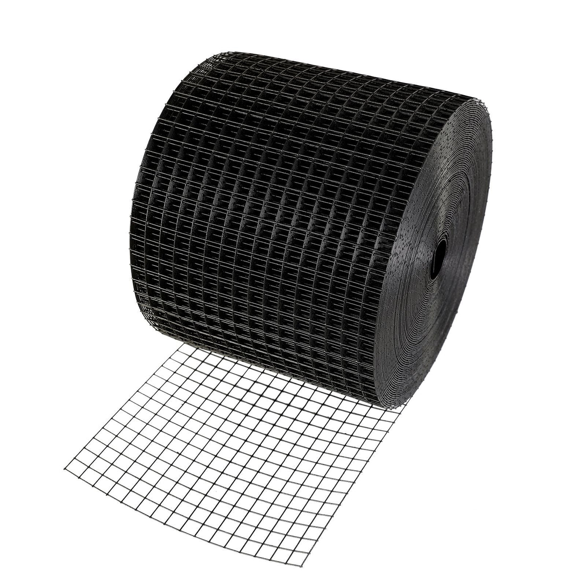 6 inch x 100ft Solar Panel Bird Guard, Critter Guard Roll Kit with 100pcs Aluminum Alloy Fasteners, Solar Panel Guard with Rust-proof PVC Coating, 1/2 inch Wire Roll Mesh