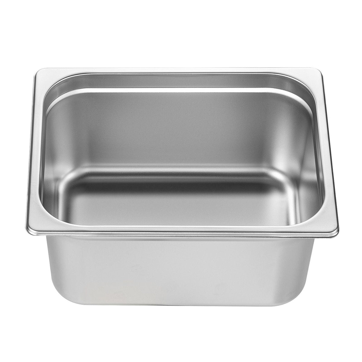 6 Pack Hotel Pans, 1/2 Size Anti-Jam Steam Pan, 0.8mm Thick Stainless Steel Restaurant Steam Table Pan, 6-Inch Deep Commercial Table Pan, Catering Storage Food Pan, for Industrial & Scientific