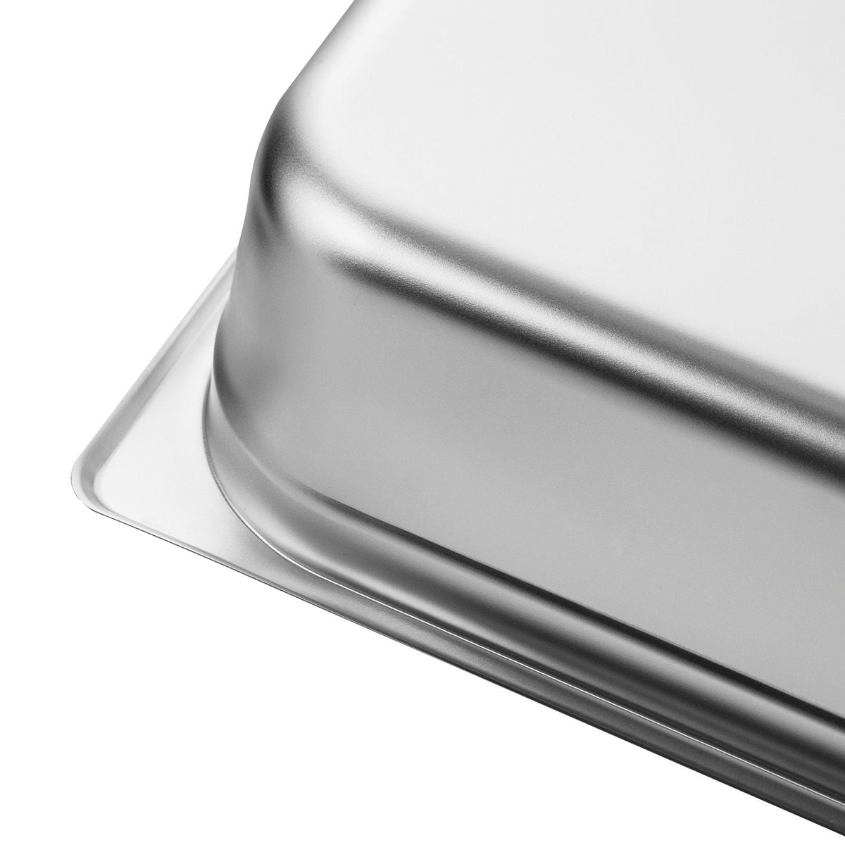 6 Pack Hotel Pans, 1/3 Size Anti-Jam Steam Pan, 0.8mm Thick Stainless Steel Restaurant Steam Table Pan, 4-Inch Deep Commercial Table Pan, Catering Storage Food Pan, for Industrial & Scientific