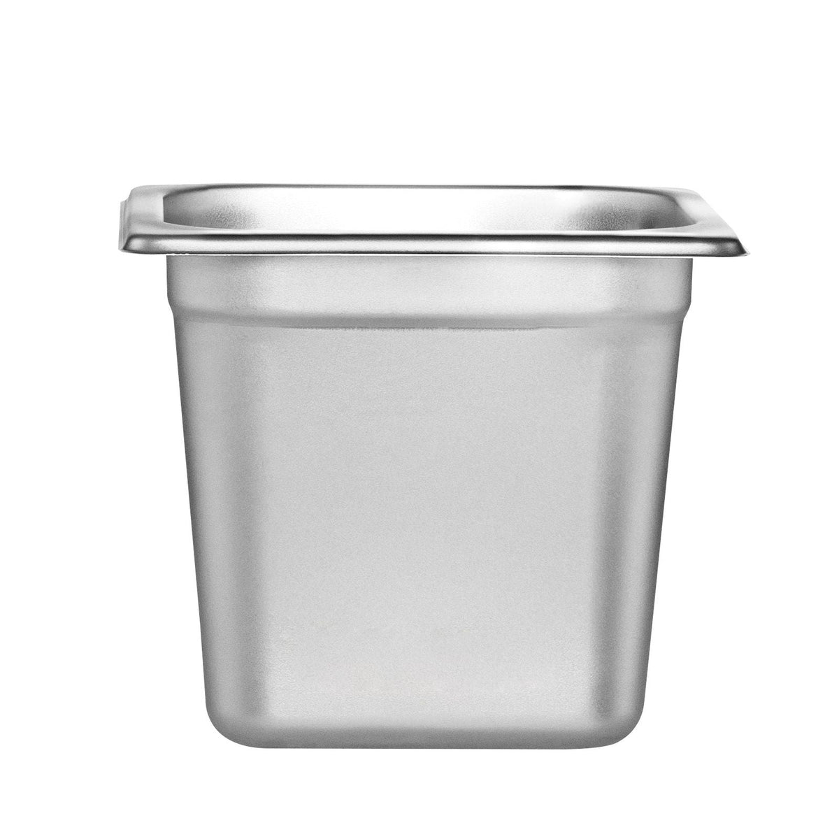 6 Pack Hotel Pans, 1/6 Size Anti-Jam Steam Pan, 0.8mm Thick Stainless Steel Restaurant Steam Table Pan, 6-Inch Deep Commercial Table Pan, Catering Storage Food Pan, for Industrial & Scientific