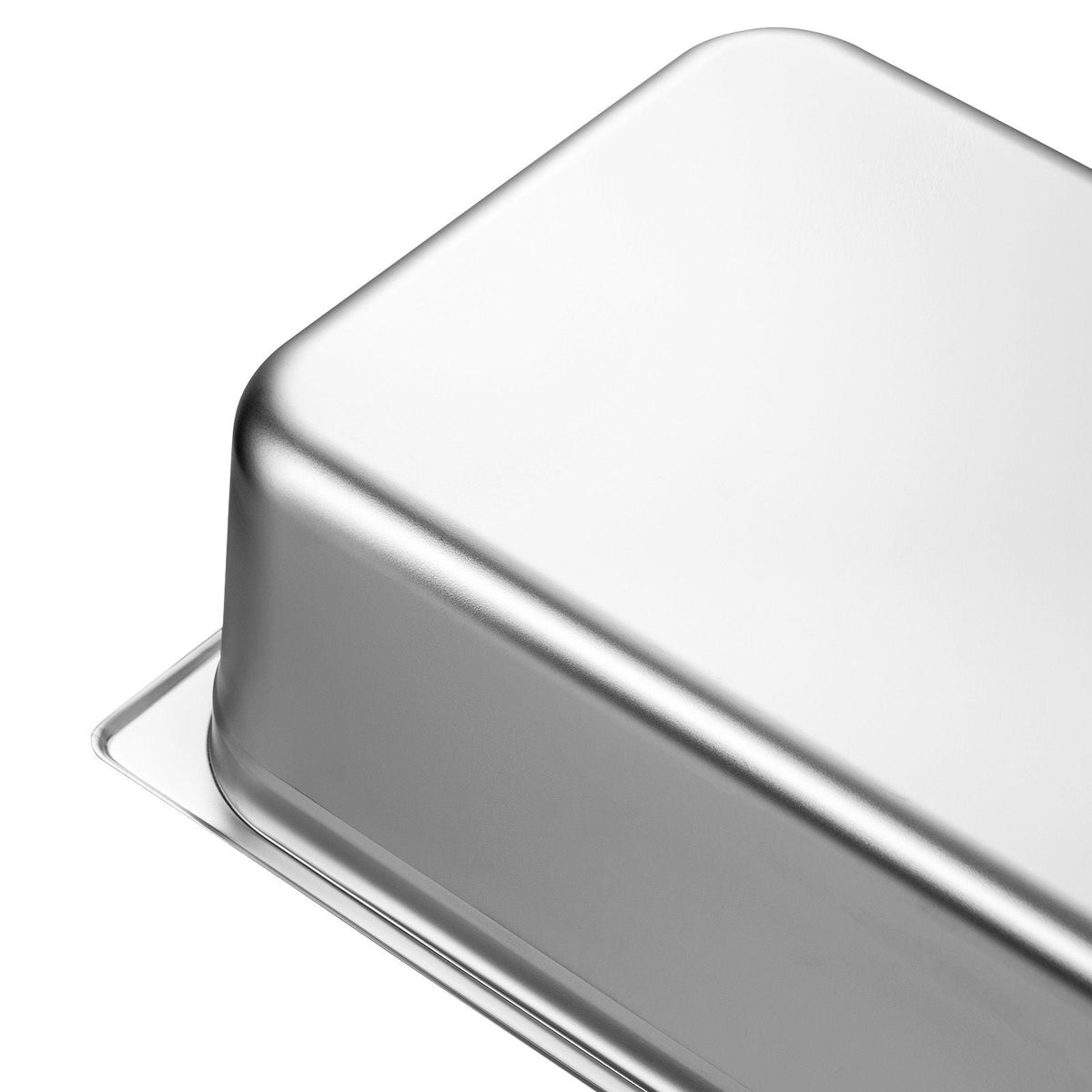 6 Pack Hotel Pans, Full Size Anti-Jam Steam Pan, 0.8mm Thick Stainless Steel Restaurant Steam Table Pan, 6-Inch Deep Commercial Table Pan, Catering Storage Food Pan, for Industrial & Scientific